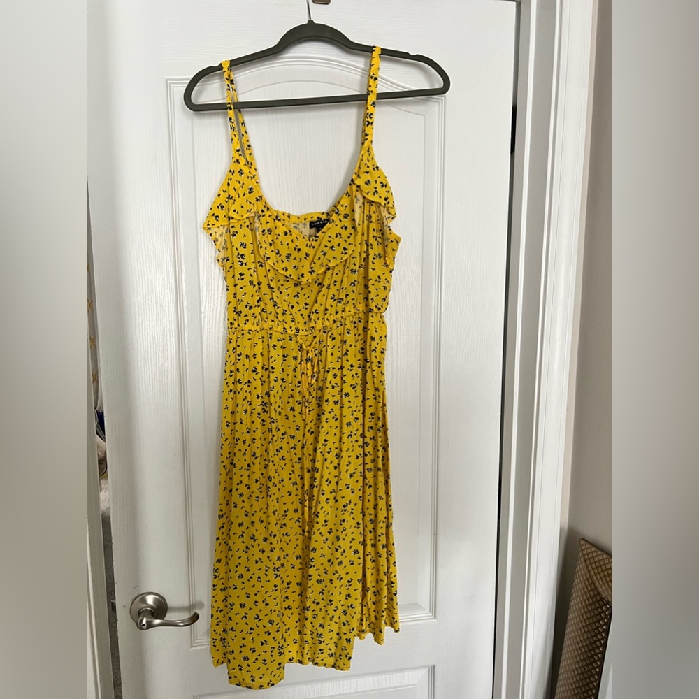 Yellow flower dress